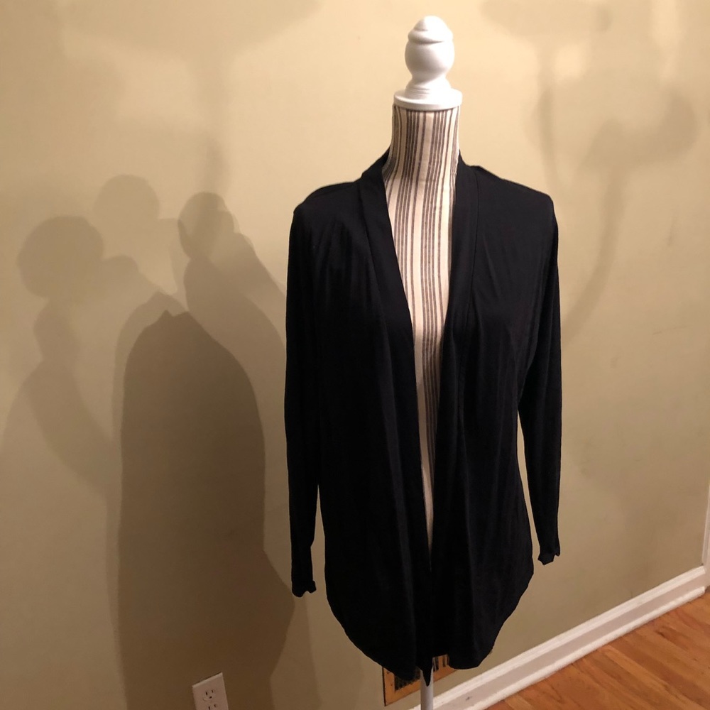 Black sweater.